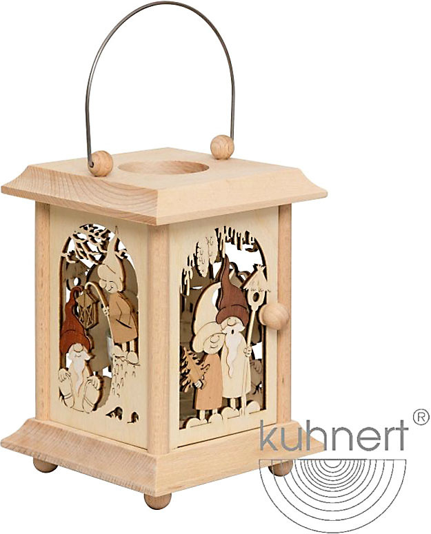 Drechslerei Kuhnert Tischlaterne - Wichtel Drechslerei Kuhnert Tischlaterne - Wichtel
