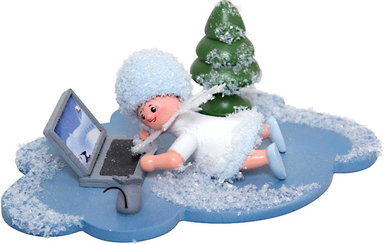 Drechslerei Kuhnert Schneeflöckchen mit Laptop Drechslerei Kuhnert Schneeflöckchen mit Laptop