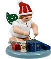 Ellmann Weihnachtsengel mit Geschenken - kniend, mit Mütze Ellmann Weihnachtsengel mit Geschenken - kniend, mit Mütze