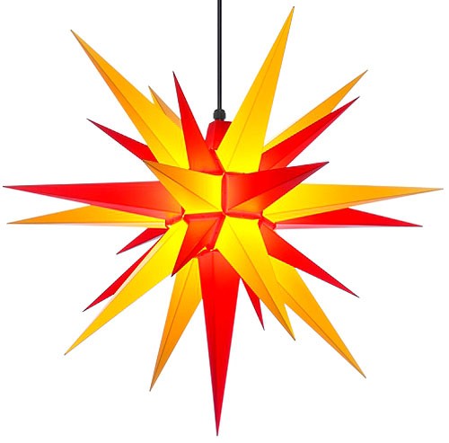 Herrnhuter Stern A7 für Außen, gelb/rot - 68 cm Herrnhuter Stern A7 für Außen, gelb/rot - 68 cm