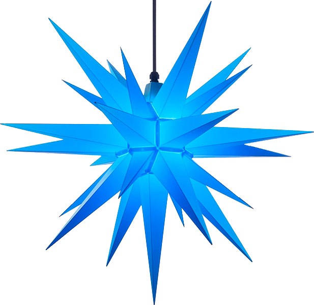 Herrnhuter Stern A7 für Außen, blau - 68 cm Herrnhuter Stern A7 für Außen, blau - 68 cm