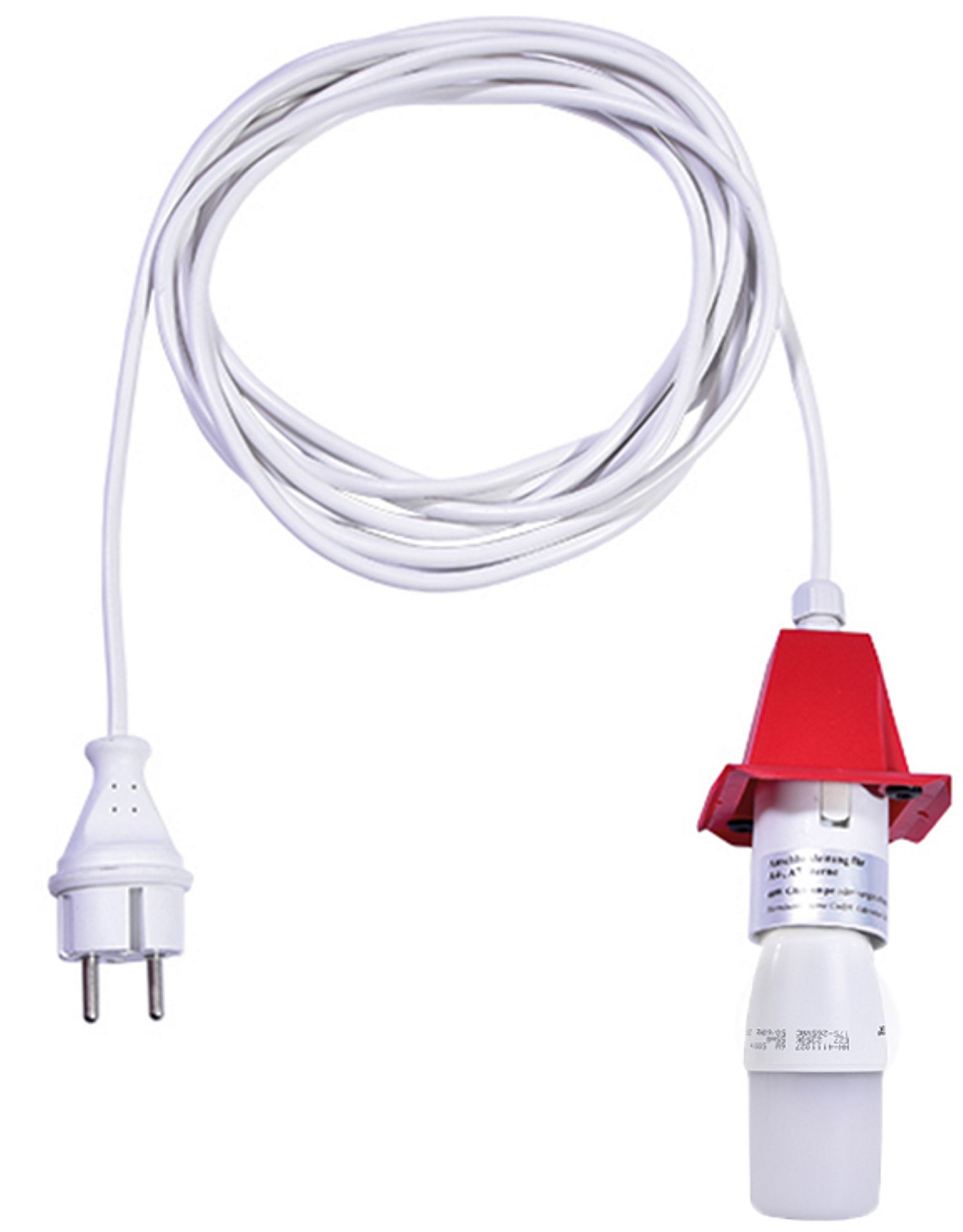 Herrnhuter Kabel für A4/A7 - weißes Kabel 5m rot