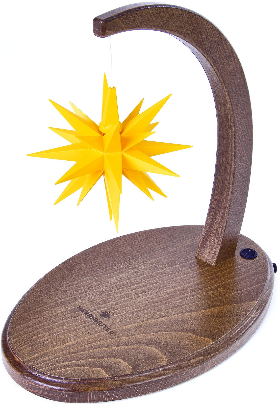 Herrnhuter Sternenbogen A1e, gelb - nussbaum Herrnhuter Sternenbogen A1e, gelb - nussbaum