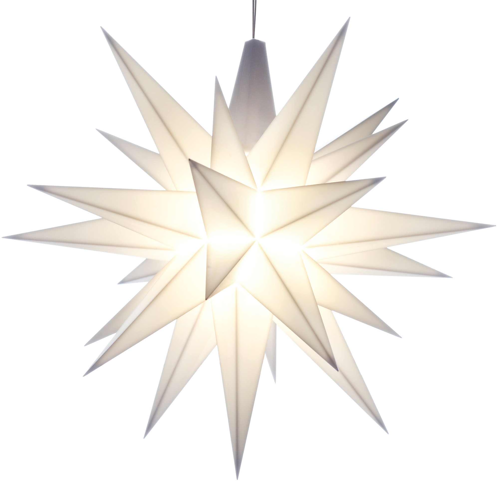 Kleiner Herrnhuter Stern A1e weiss, LED Kleiner Herrnhuter Stern A1e weiss, LED