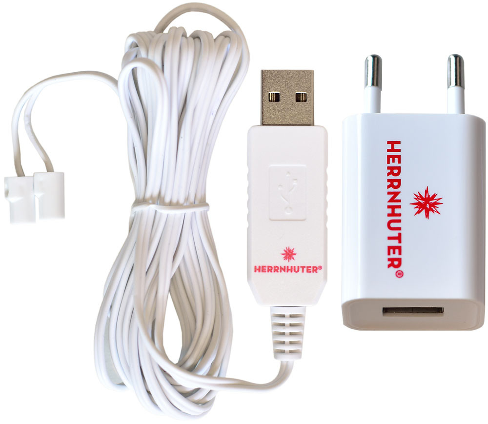 Herrnhuter USB-Adapter und USB-Netzgerät Herrnhuter USB-Adapter und USB-Netzgerät
