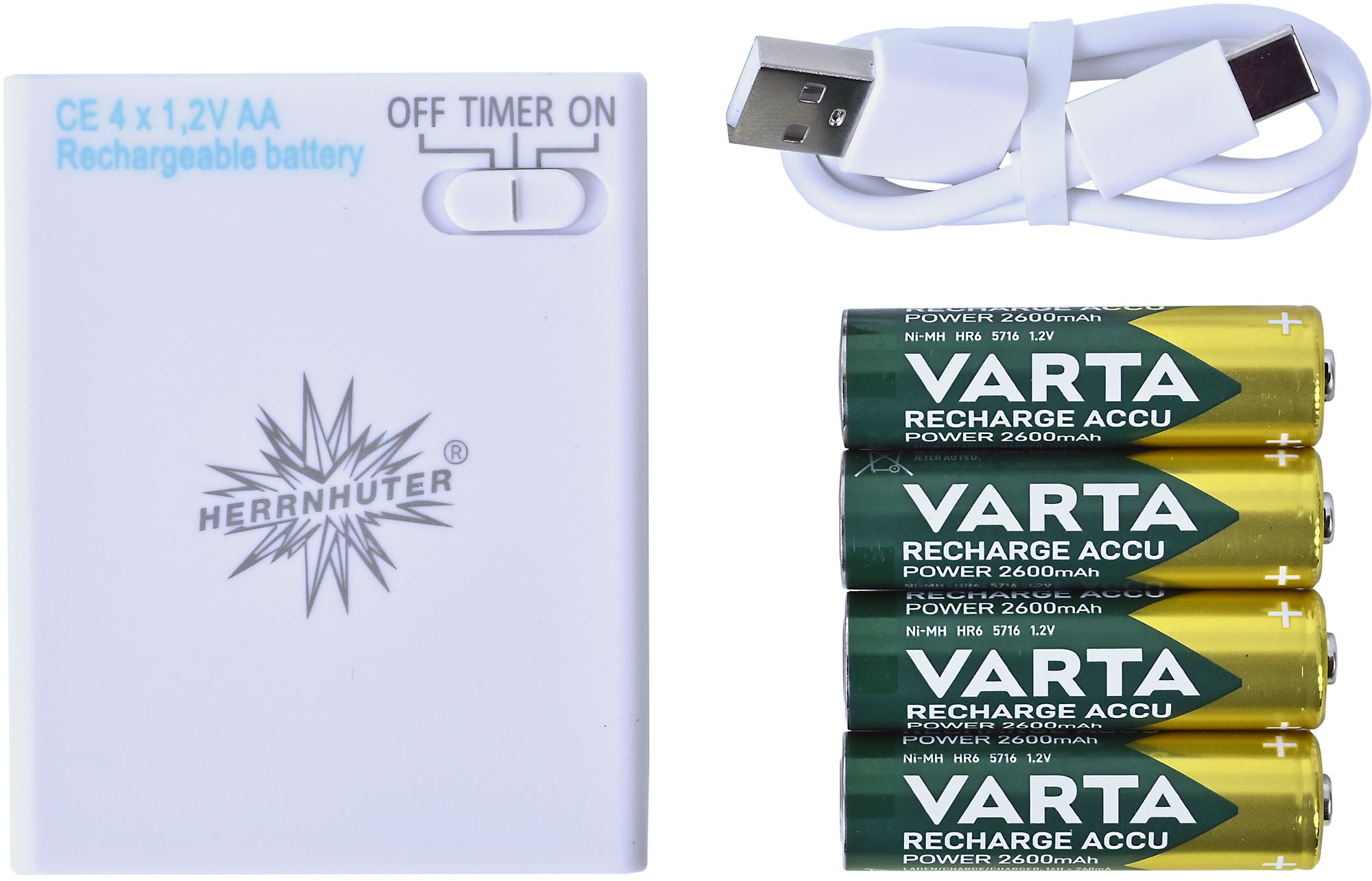 Akku-Batteriehalter mit Timer Akku-Batteriehalter mit Timer