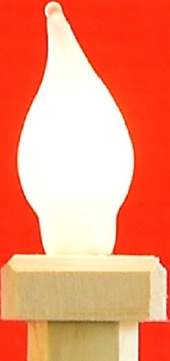 Flammenkerze für Herrnhuter Lichterbogen Flammenkerze für Herrnhuter Lichterbogen