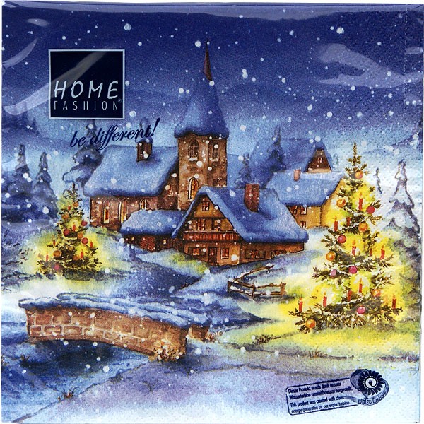 Servietten Christmas Village Servietten Christmas Village