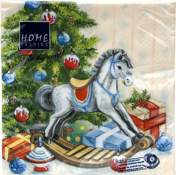 Servietten Painted Rocking Horse Servietten Painted Rocking Horse