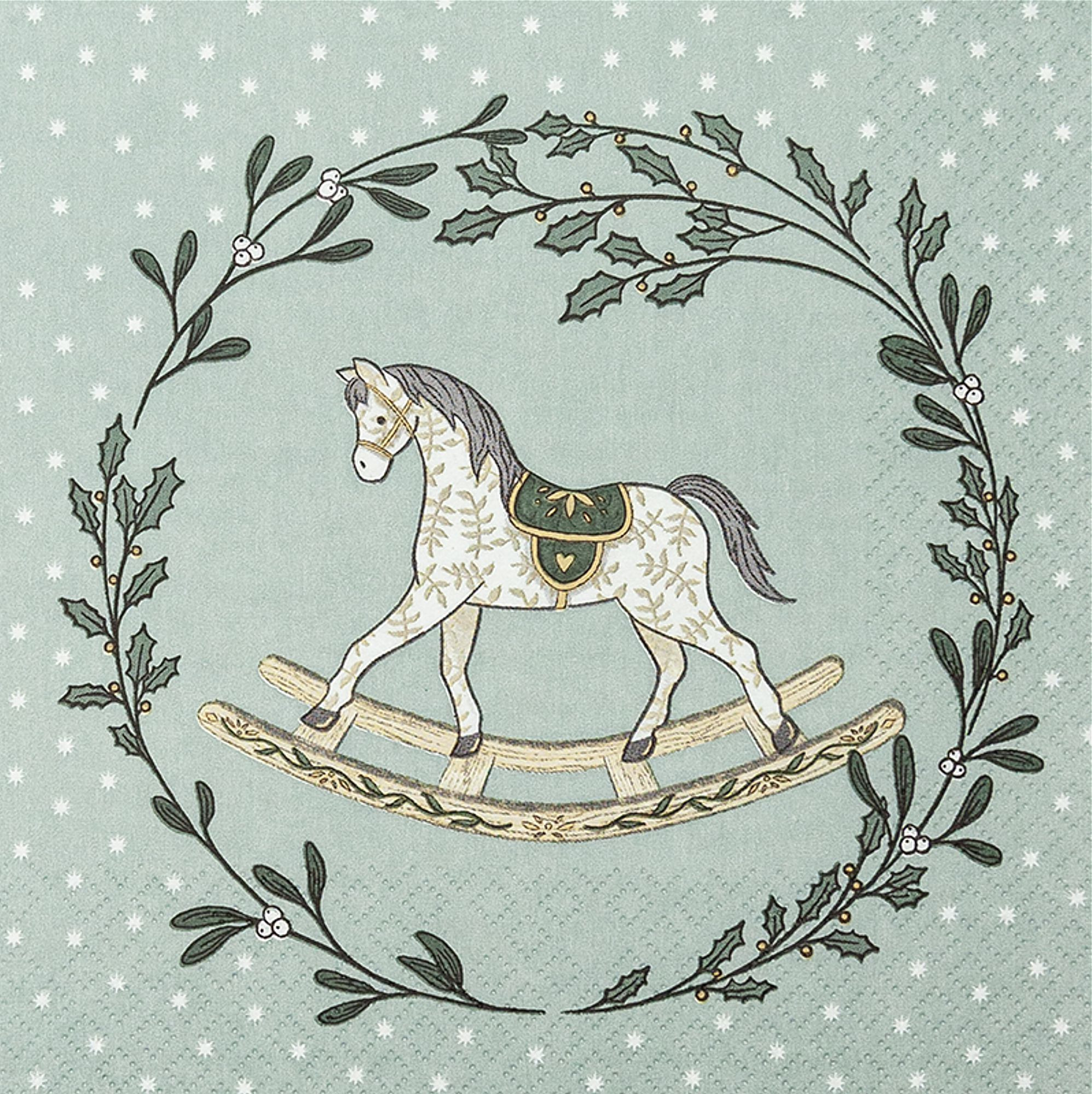 Home Fashion Servietten Rocking Horse Home Fashion Servietten Rocking Horse