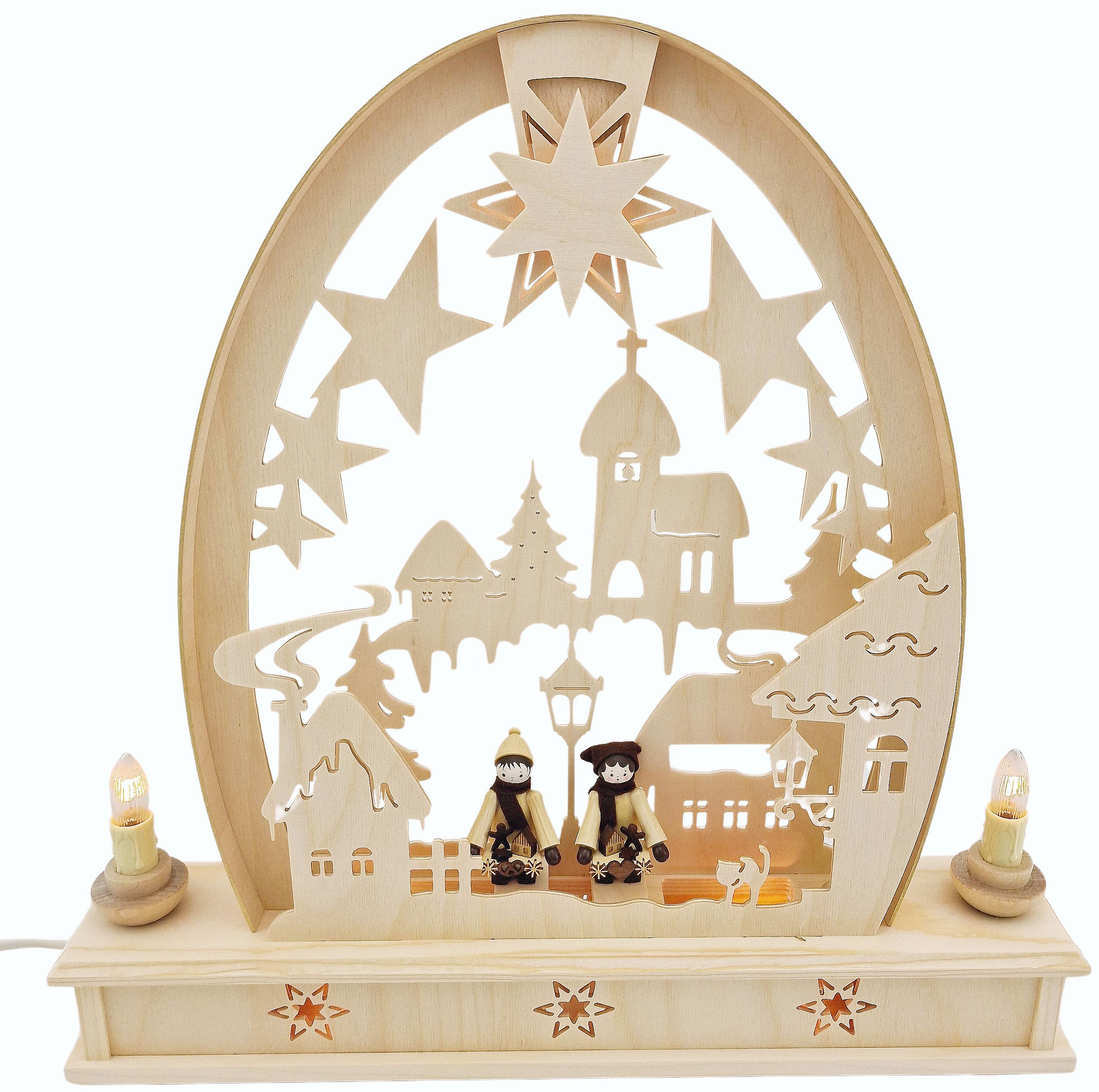 Holger Seidel Schwibbogen Seidelbogen groß - Winterdorf Holger Seidel Schwibbogen Seidelbogen groß - Winterdorf
