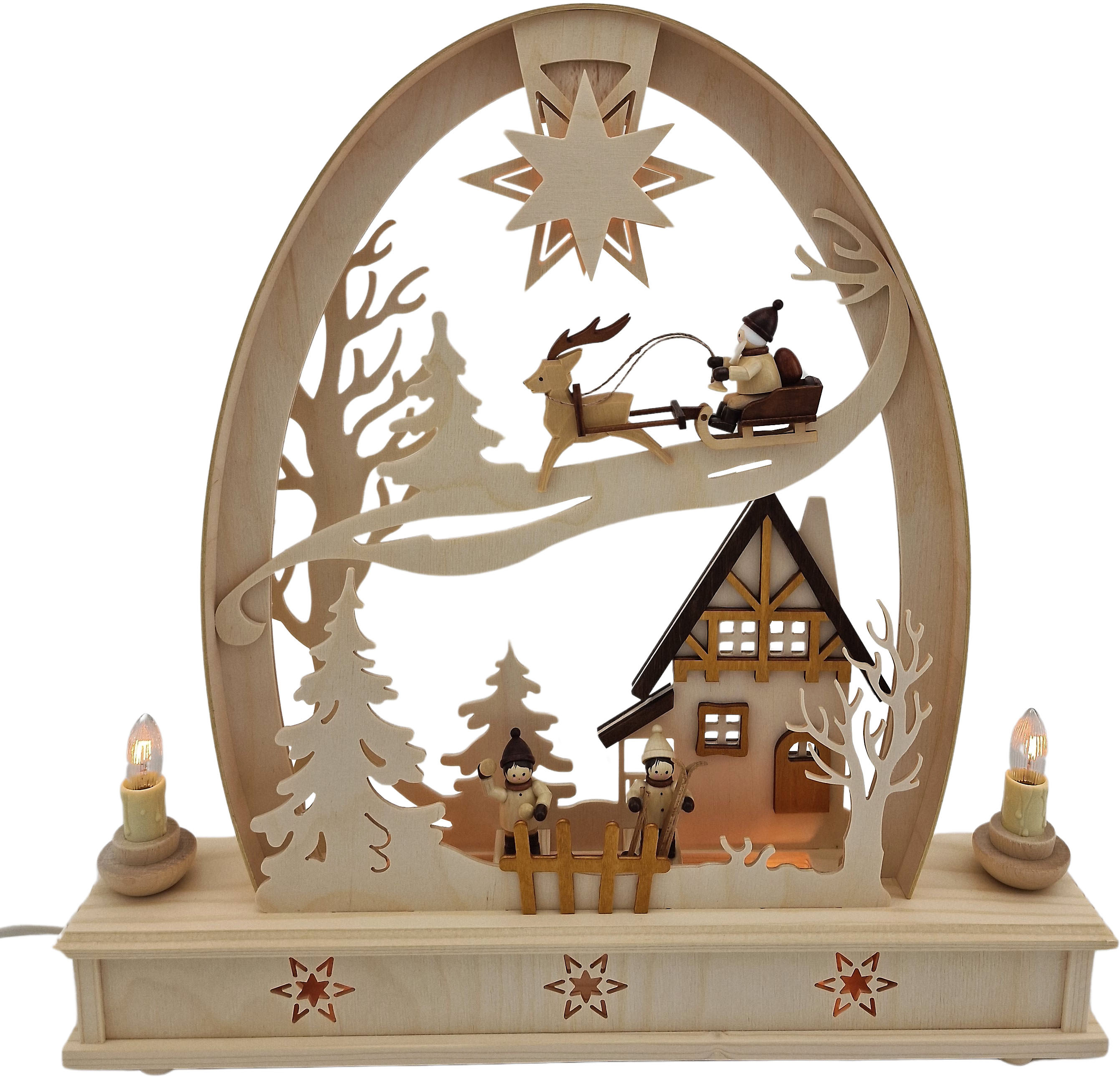 Holger Seidel Schwibbogen Seidelbogen groß - Nikolaus Holger Seidel Schwibbogen Seidelbogen groß - Nikolaus
