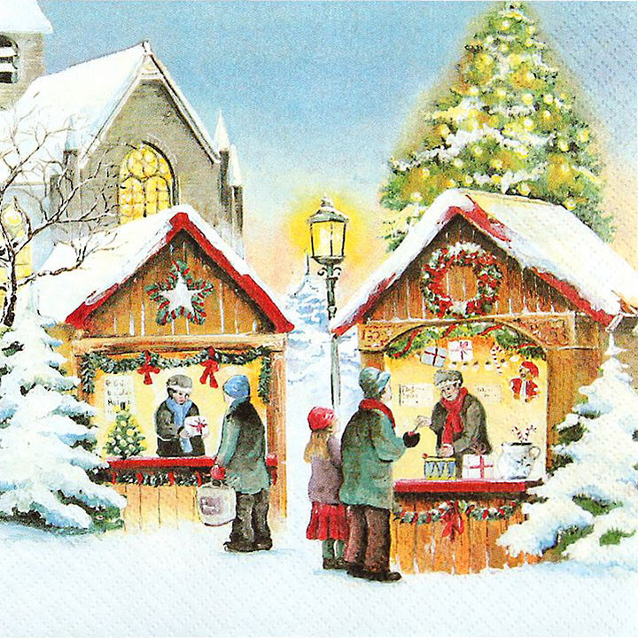 Servietten Christmas Market Servietten Christmas Market