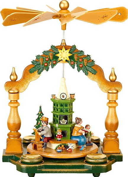 Hubrig Volkskunst Pyramide, Großmutters Weihnachtsstube Hubrig Volkskunst Pyramide, Großmutters Weihnachtsstube