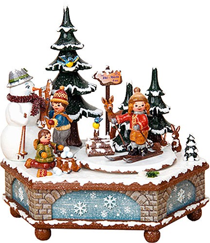 Hubrig Volkskunst Spieldose Winterzeit Hubrig Volkskunst Spieldose Winterzeit