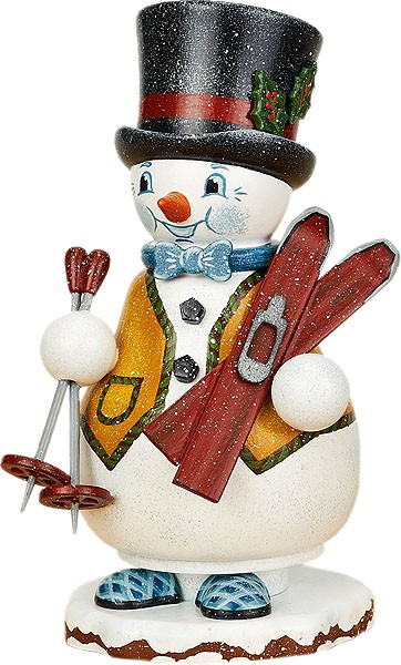 Hubrig Volkskunst Räucherwichtel Schneemann Skilehrer Hubrig Volkskunst Räucherwichtel Schneemann Skilehrer