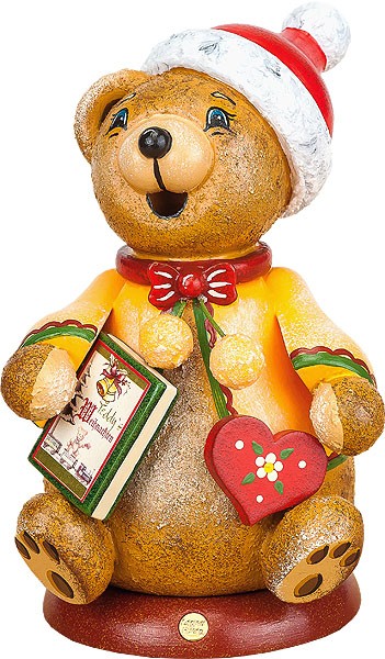 Hubrig Volkskunst Räucherwichtel Teddy`s Weihnachtsgeschichte