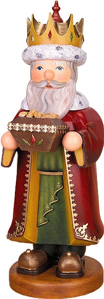 Hubrig Volkskunst Räuchermann Heilige Drei Könige Melchior Hubrig Volkskunst Räuchermann Heilige Drei Könige Melchior