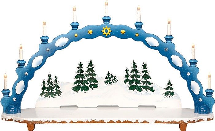 Hubrig Volkskunst Schwibbogen groß - Winterkinder Hubrig Volkskunst Schwibbogen groß - Winterkinder