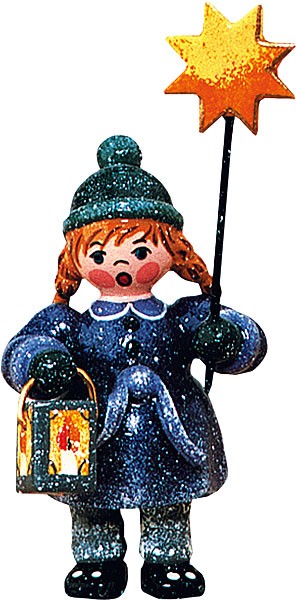 Hubrig Volkskunst Winterkinder - Mädchen mit Stern und Laterne Hubrig Volkskunst Winterkinder - Mädchen mit Stern und Laterne