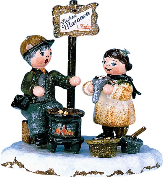 Hubrig Volkskunst Winterkinder - Heiße Maronen Hubrig Volkskunst Winterkinder - Heiße Maronen