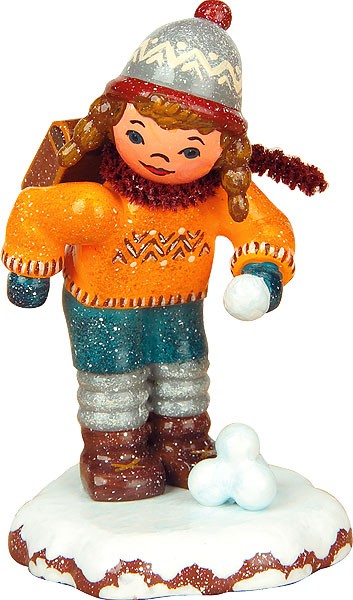 Hubrig Volkskunst Winterkinder - Schulmädchen Hubrig Volkskunst Winterkinder - Schulmädchen
