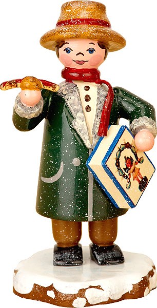 Hubrig Volkskunst Winterkinder - Vater kauft ein Hubrig Volkskunst Winterkinder - Vater kauft ein