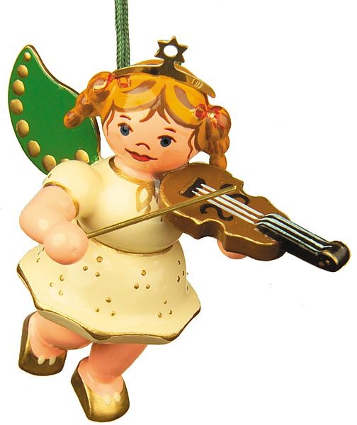 Hubrig Volkskunst Baumbehang Engel mit Geige