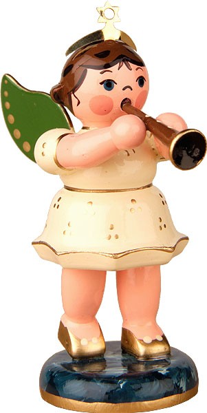 Hubrig Volkskunst Engel mit Klarinette Hubrig Volkskunst Engel mit Klarinette