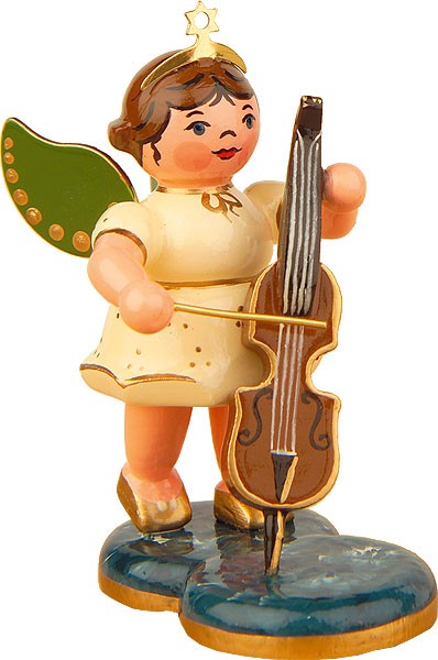 Hubrig Volkskunst Engel mit Cello Hubrig Volkskunst Engel mit Cello