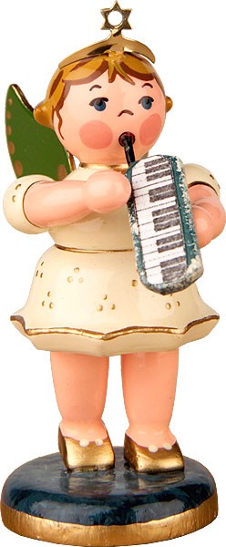 Hubrig Volkskunst Engel mit Melodika Hubrig Volkskunst Engel mit Melodika