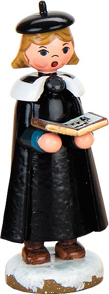 Hubrig Volkskunst Kurrendemädchen mit Buch Hubrig Volkskunst Kurrendemädchen mit Buch
