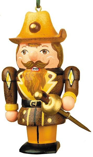 Hubrig Volkskunst Baumbehang Nussknacker, Musketier Hubrig Volkskunst Baumbehang Nussknacker, Musketier
