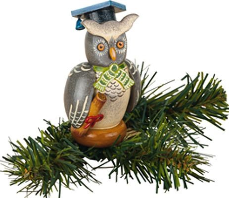 Hubrig Volkskunst Baumclipser Eule Hubrig Volkskunst Baumclipser Eule