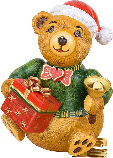 Hubrig Volkskunst Baumclipser Teddy Weihnachtsbärli