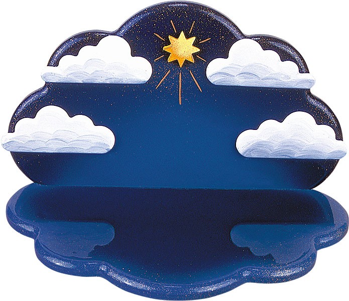 Hubrig Volkskunst Wolke stehend/hängend Hubrig Volkskunst Wolke stehend/hängend