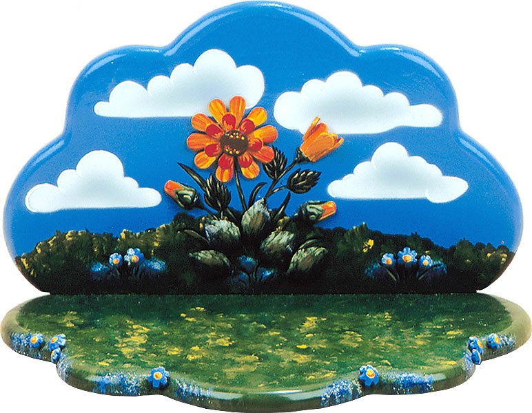 Hubrig Volkskunst Sommerwiese mit Blumenhimmel Hubrig Volkskunst Sommerwiese mit Blumenhimmel