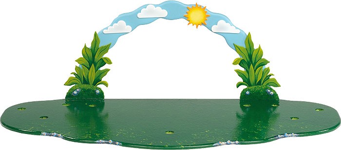 Hubrig Volkskunst Wiese mit Himmelsbogen Hubrig Volkskunst Wiese mit Himmelsbogen
