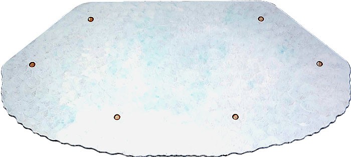 Hubrig Volkskunst Wolke Winterlandschaft Sockelplatte, groß Hubrig Volkskunst Wolke Winterlandschaft Sockelplatte, groß