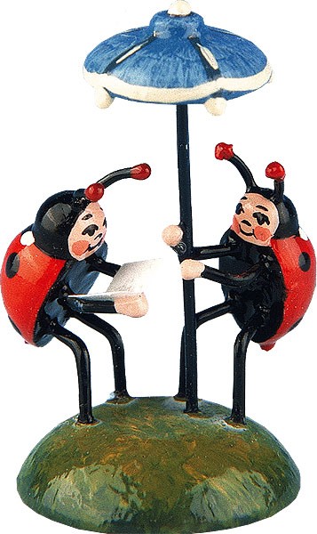 Hubrig Volkskunst Miniaturen - Marienkäferduett Hubrig Volkskunst Miniaturen - Marienkäferduett