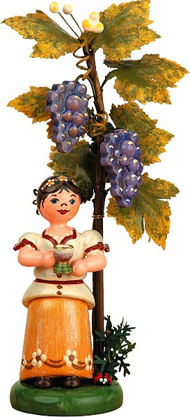 Hubrig Volkskunst Herbstkind - Wein Hubrig Volkskunst Herbstkind - Wein