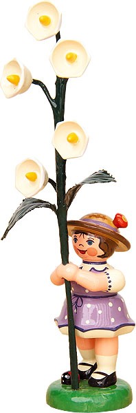 Hubrig Volkskunst Blumenkind - Mädchen mit Maiglöckchen Hubrig Volkskunst Blumenkind - Mädchen mit Maiglöckchen