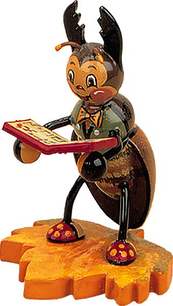 Hubrig Volkskunst Käfer - Hirschkäfer mit Buch Hubrig Volkskunst Käfer - Hirschkäfer mit Buch