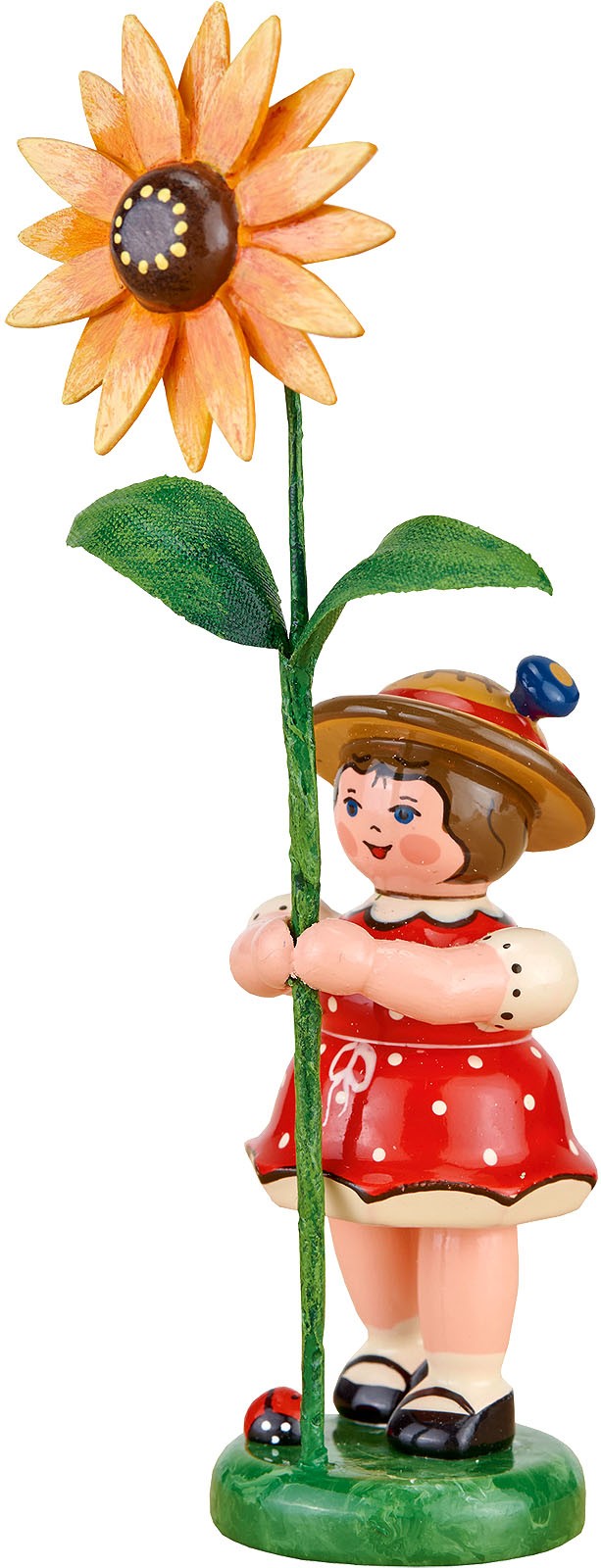 Hubrig Volkskunst Blumenkind - Mädchen mit Sonnenhut Hubrig Volkskunst Blumenkind - Mädchen mit Sonnenhut