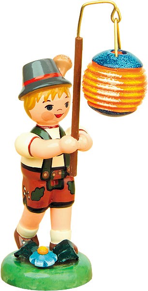 Hubrig Volkskunst Lampionkinder - Junge mit Kugellampion Hubrig Volkskunst Lampionkinder - Junge mit Kugellampion