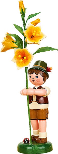 Hubrig Volkskunst Blumenkind - Junge - Lilie Hubrig Volkskunst Blumenkind - Junge - Lilie