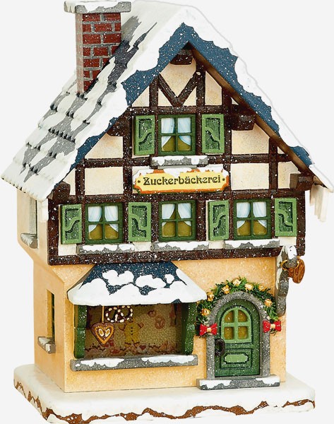Hubrig Volkskunst Winterkinder - Winterhaus Zuckerbäckerei Hubrig Volkskunst Winterkinder - Winterhaus Zuckerbäckerei