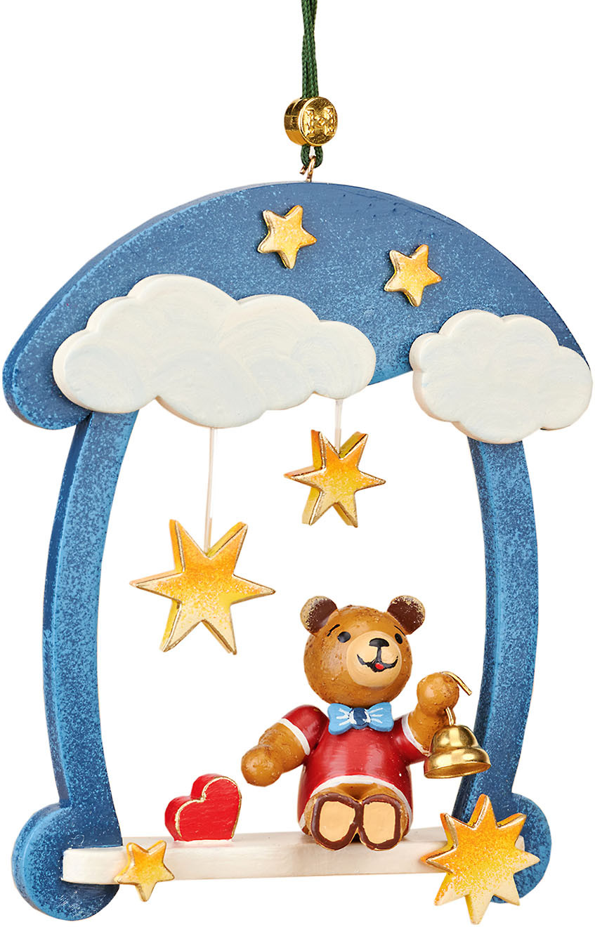 Hubrig Volkskunst Baumbehang Teddy Schaukel Hubrig Volkskunst Baumbehang Teddy Schaukel