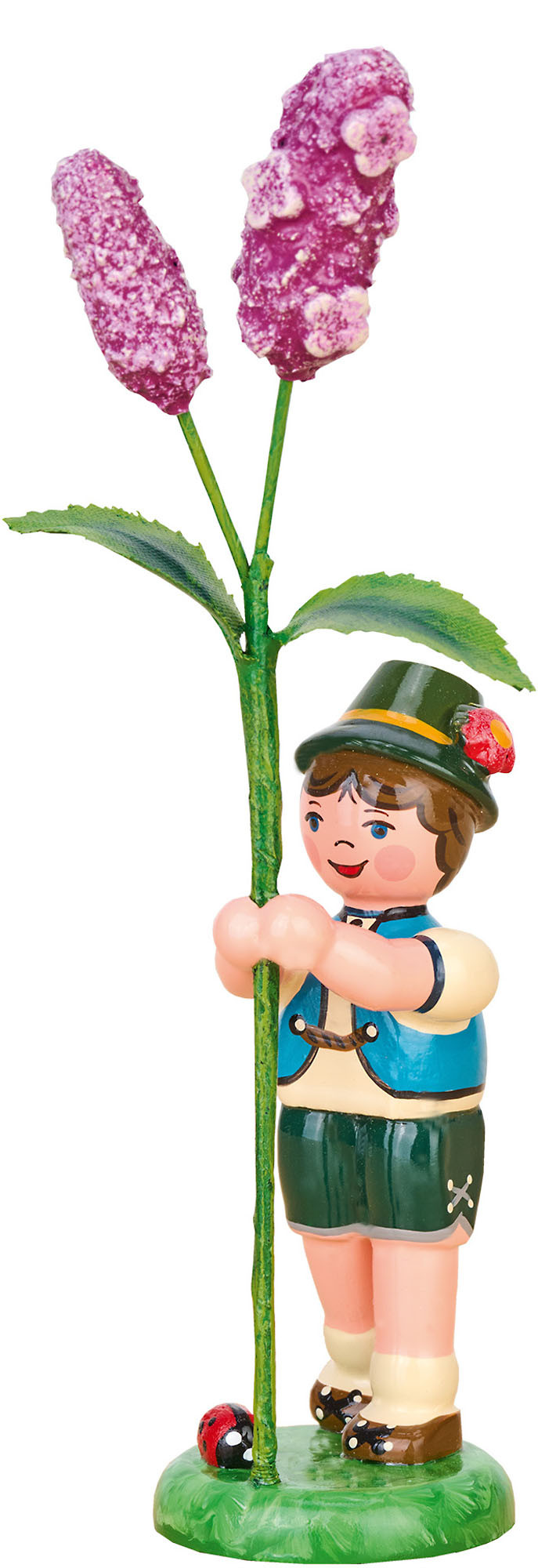 Hubrig Volkskunst Blumenkind - Junge mit Flieder Hubrig Volkskunst Blumenkind - Junge mit Flieder