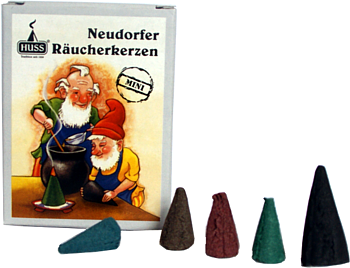 Huss Mini-Räucherkerzen Bunte Mischung Huss Mini-Räucherkerzen Bunte Mischung